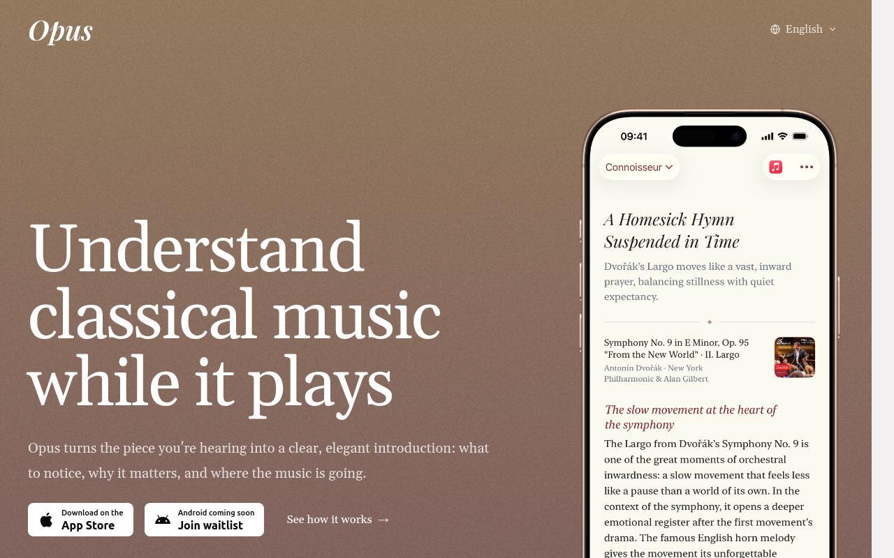 Opus screenshot