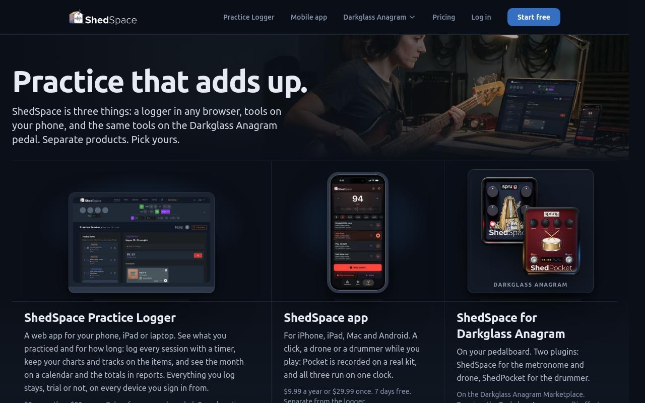 ShedSpace screenshot