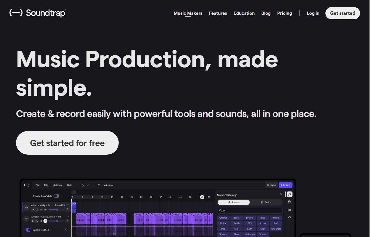 Soundtrap screenshot