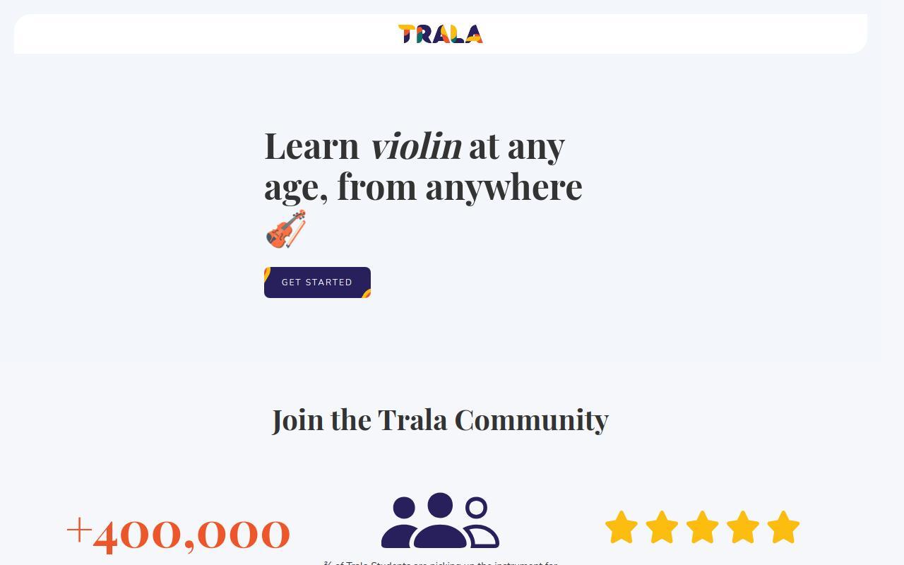 Trala screenshot